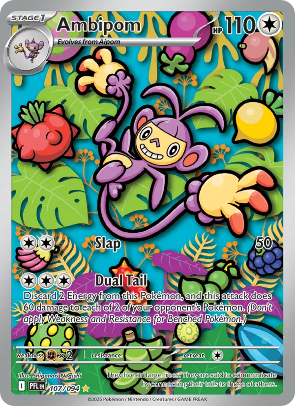 Ambipom, Pokémon card