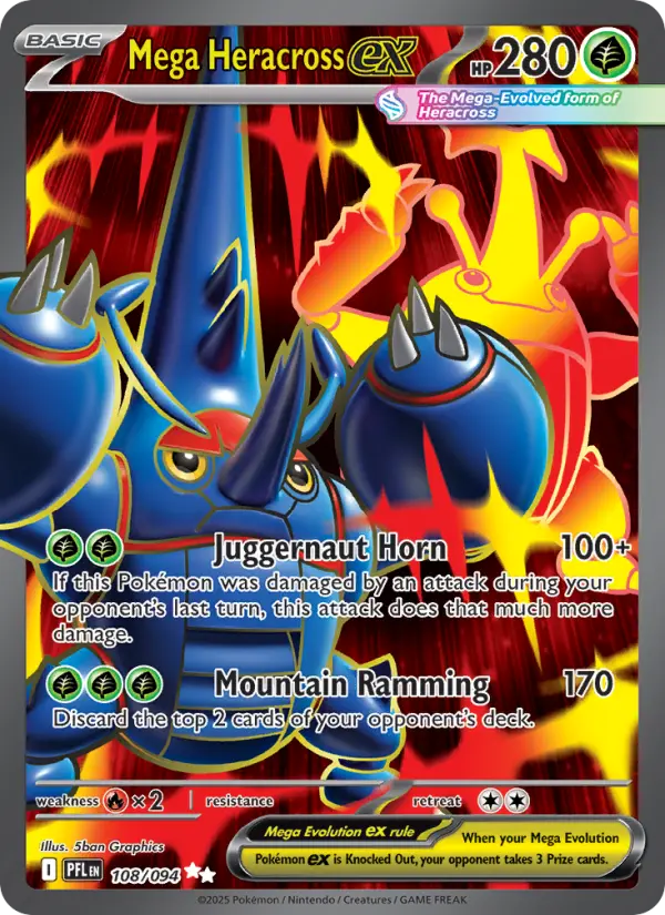 Mega Heracross ex, Pokémon card
