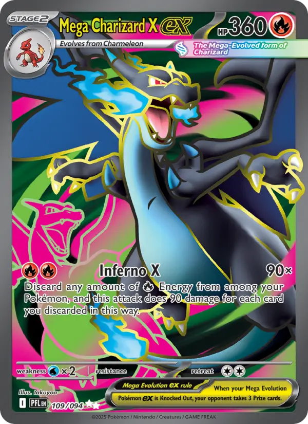 Mega Charizard X ex, Pokémon card
