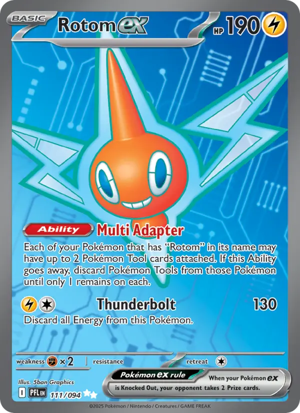 Rotom ex, Pokémon card