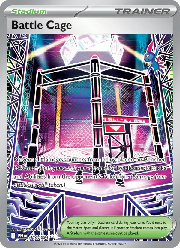 Battle Cage, Pokémon card