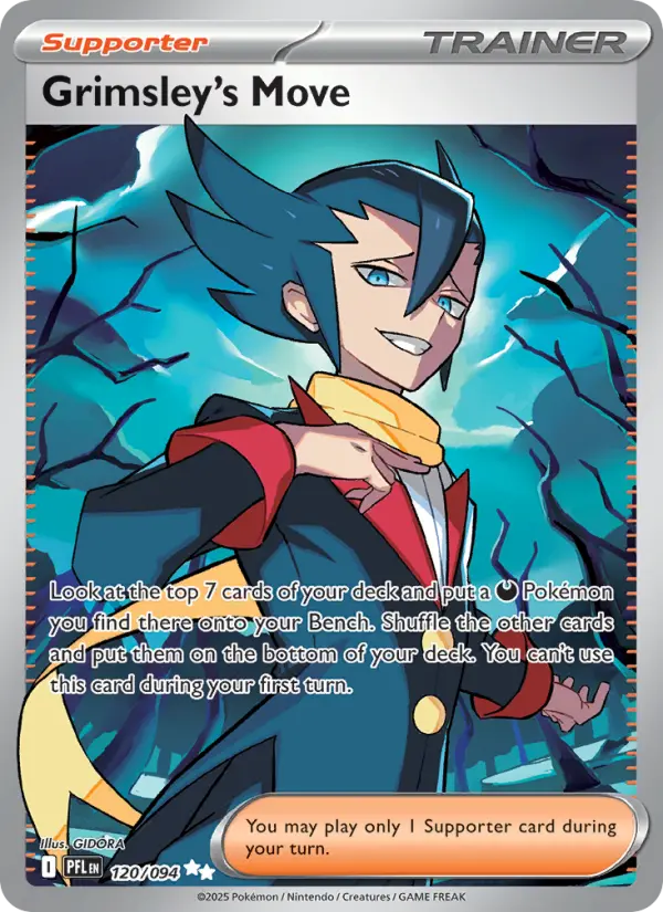 Grimsley's Move, Pokémon card