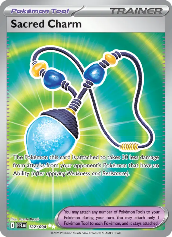Sacred Charm, Pokémon card