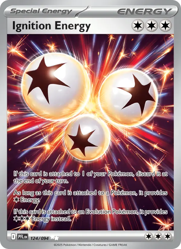 Ignition Energy, Pokémon card