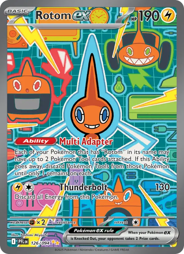 Rotom ex, Pokémon card