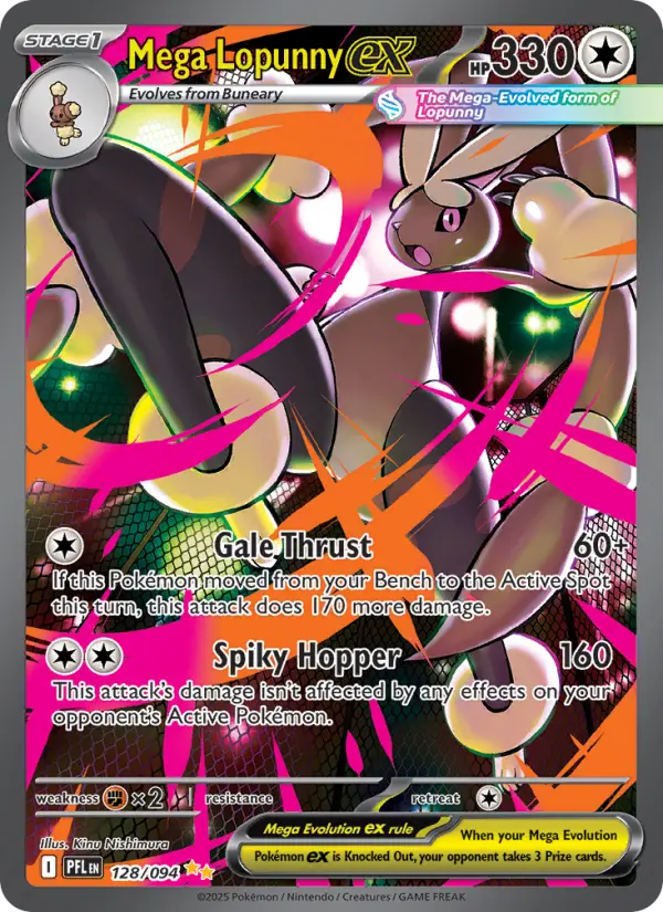 Mega Lopunny ex, Pokémon card