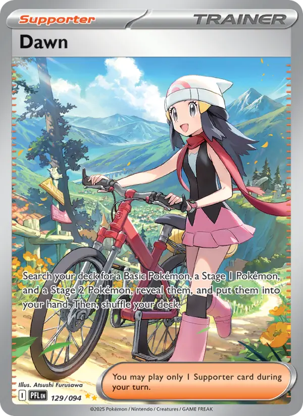 Dawn, Pokémon card