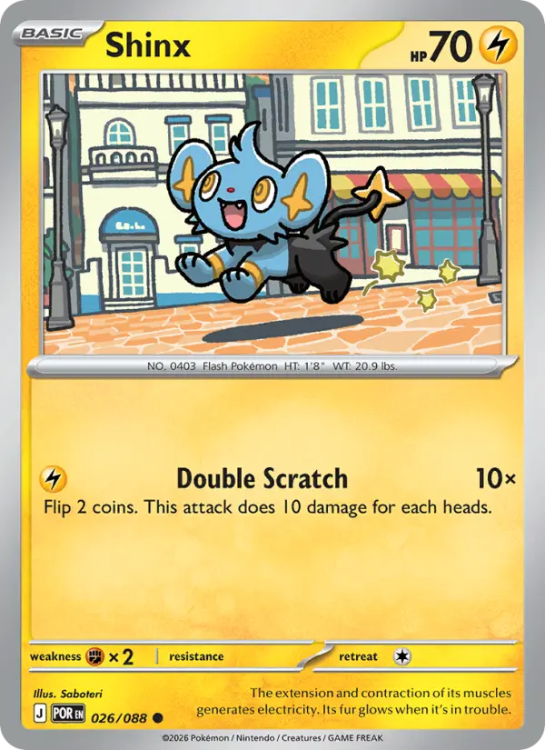 Shinx, Pokémon card