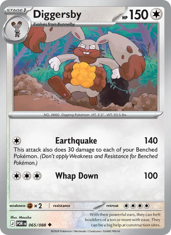 Diggersby, Pokémon card