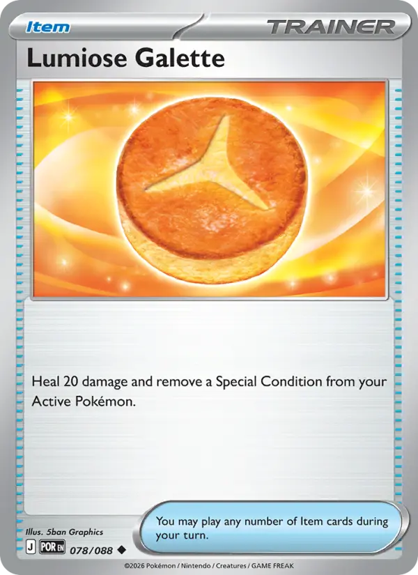 Lumiose Galette, Pokémon card