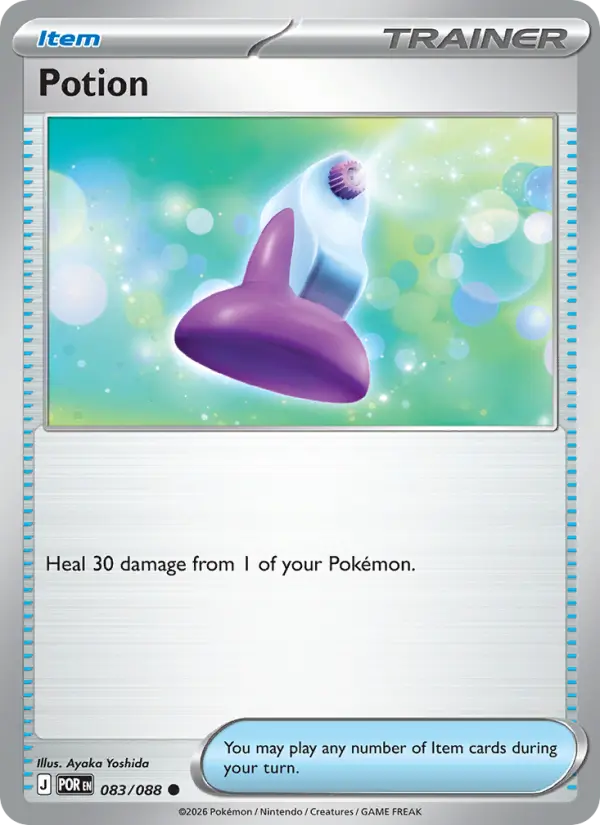 Potion, Pokémon card