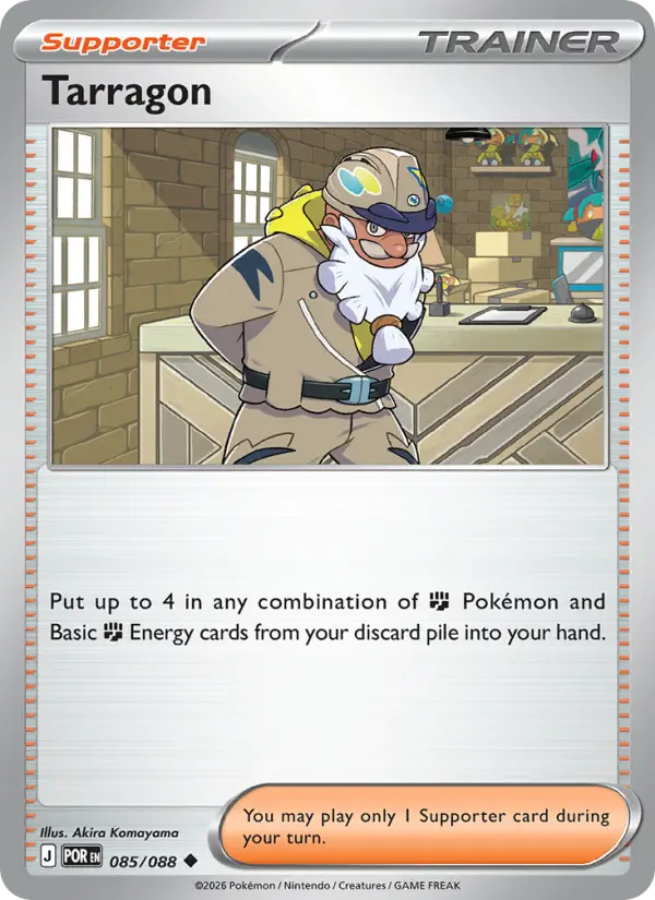Tarragon, Pokémon card