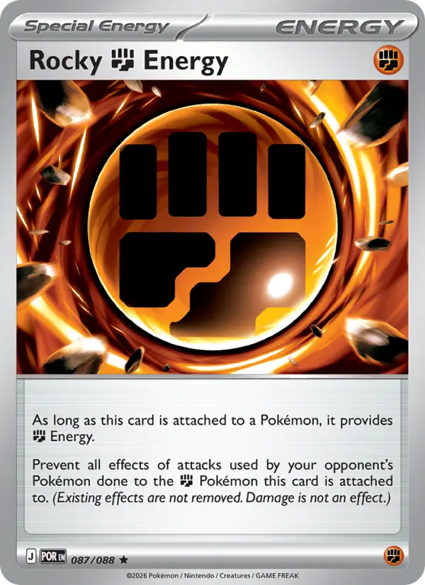 Rocky Fighting Energy, Pokémon card
