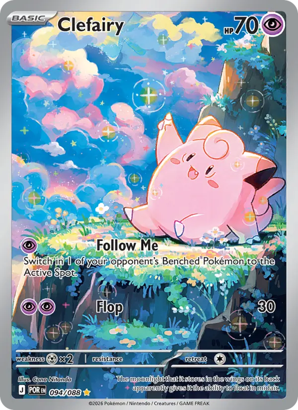 Clefairy, Pokémon card