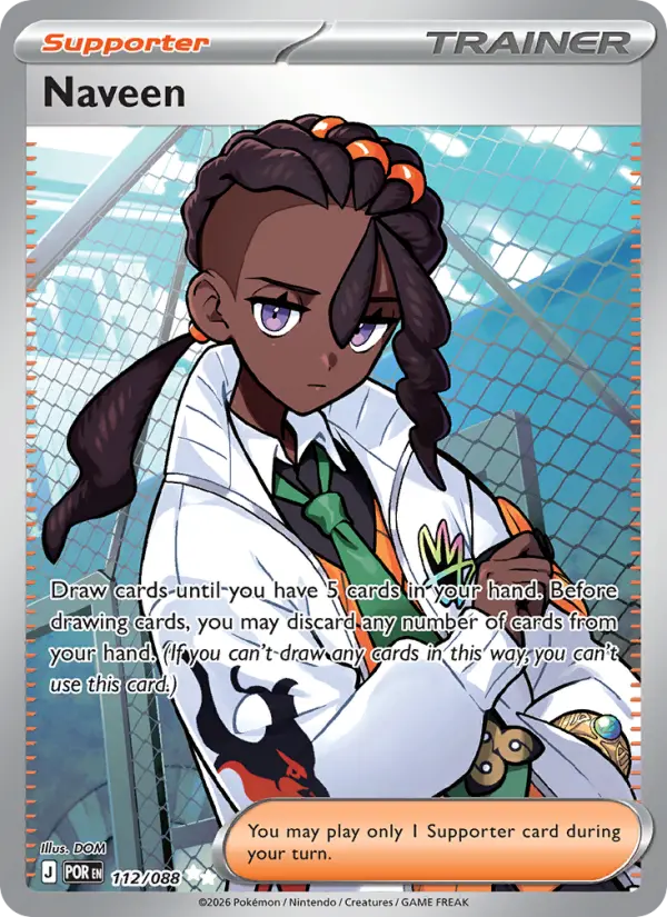 Naveen, Pokémon card