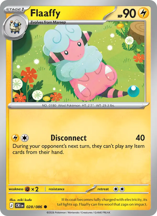 Flaaffy, Pokémon card