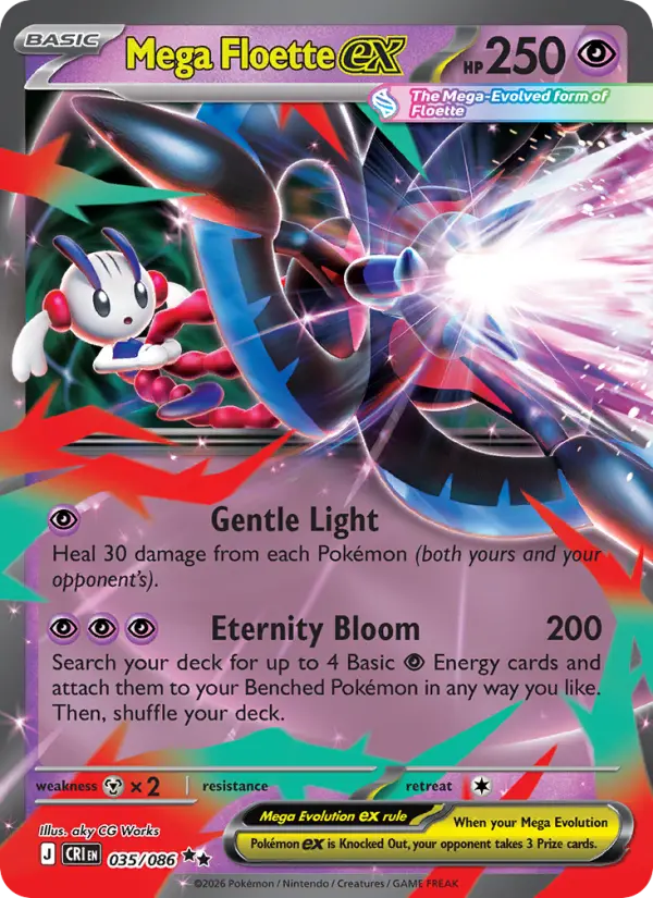 Mega Floette ex, Pokémon card