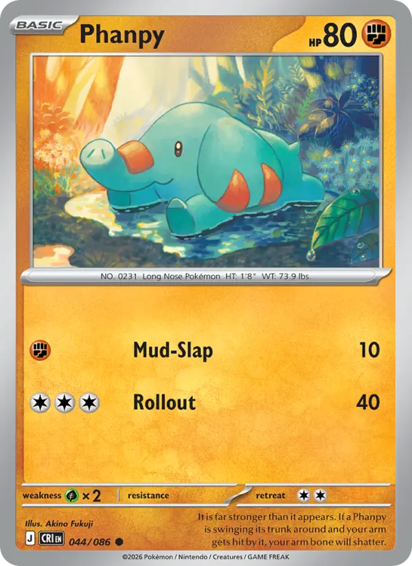 Phanpy, Pokémon card
