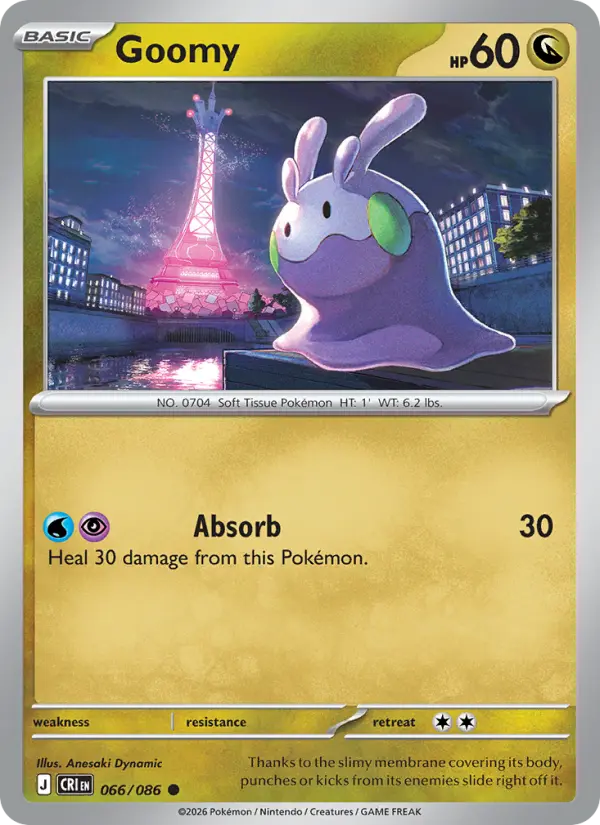 Goomy, Pokémon card