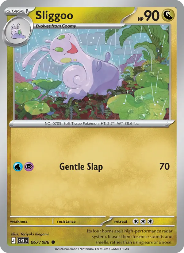 Sliggoo, Pokémon card
