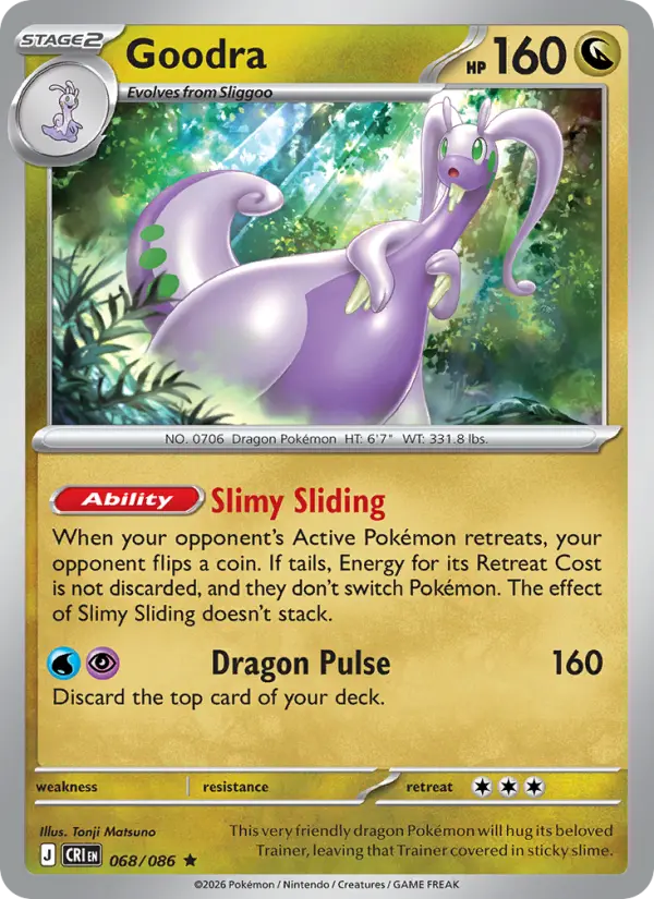 Goodra, Pokémon card