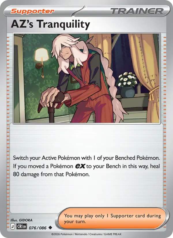 AZ's Tranquility, Pokémon card