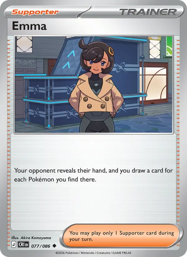 Emma, Pokémon card