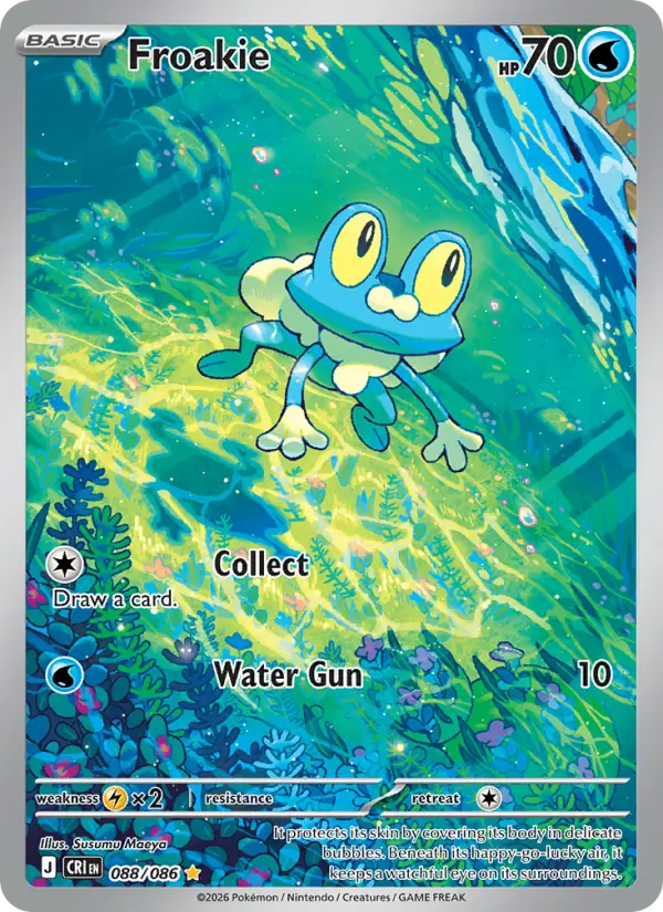 Froakie, Pokémon card