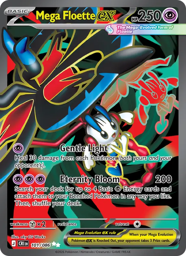 Mega Floette ex, Pokémon card