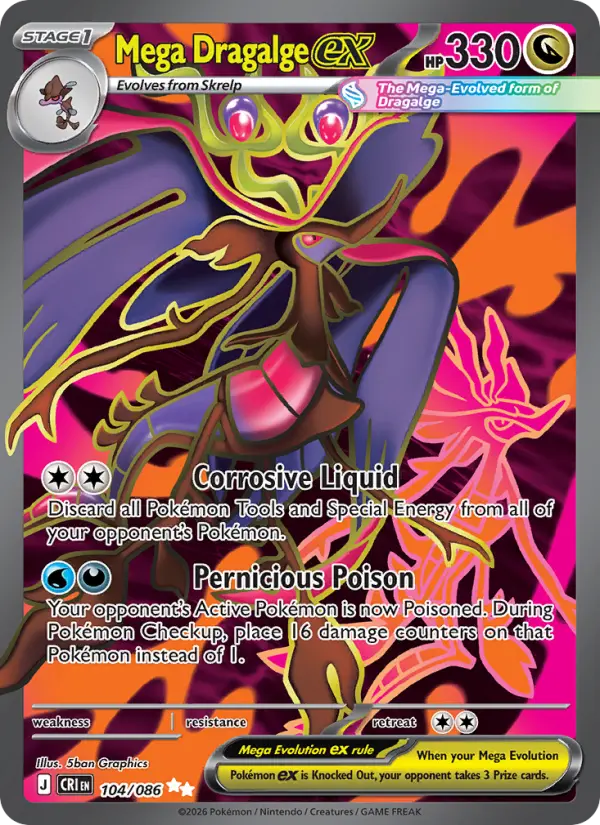 Mega Dragalge ex, Pokémon card