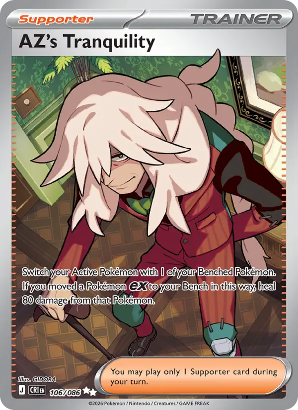 AZ's Tranquility, Pokémon card