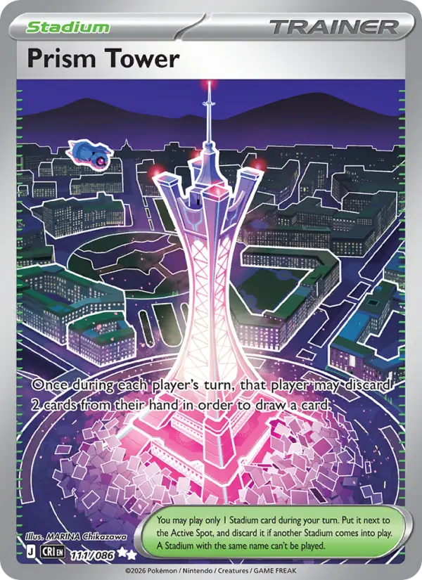 Prism Tower, Pokémon card