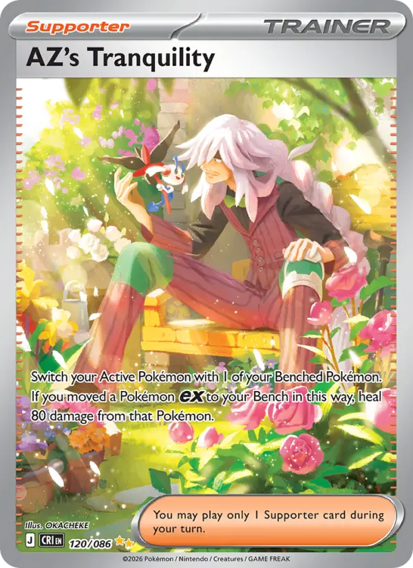 AZ's Tranquility, Pokémon card
