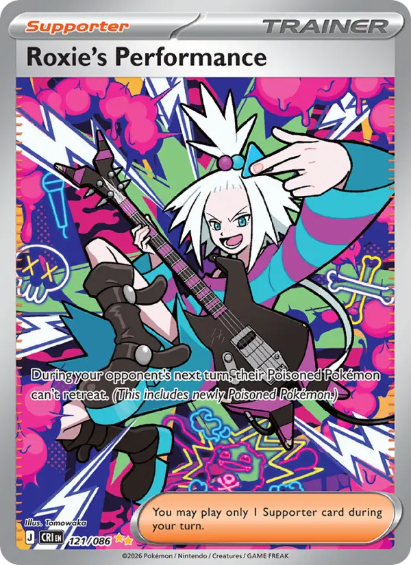 Roxie's Performance, Pokémon card