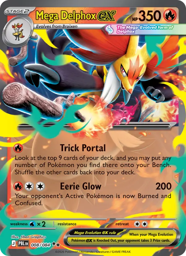 Mega Delphox ex, Pokémon card