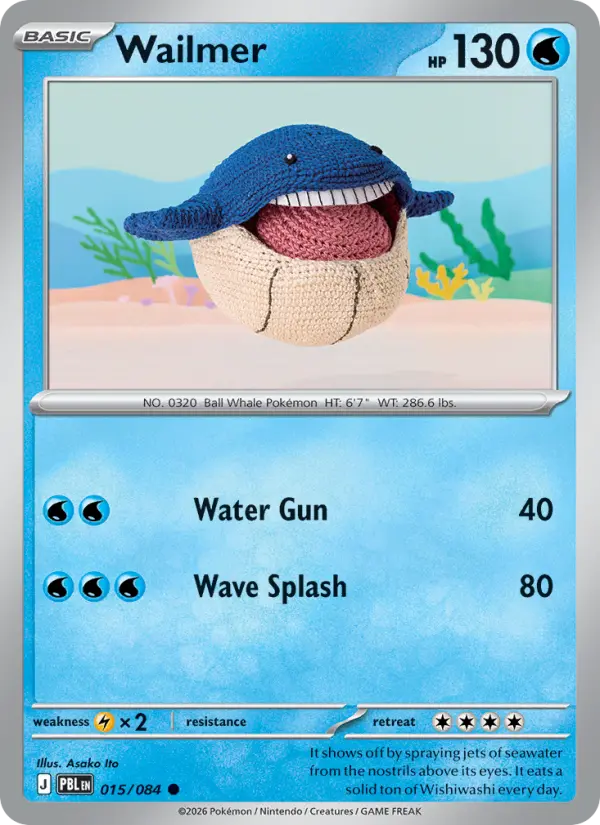 Wailmer, Pokémon card