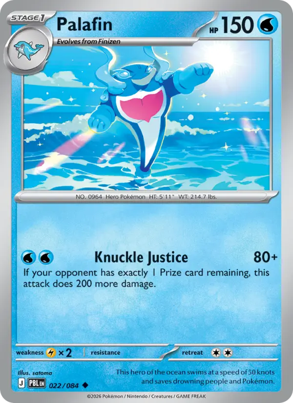 Palafin, Pokémon card