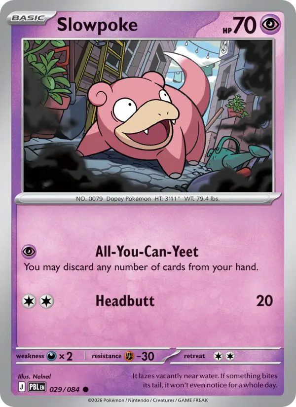 Slowpoke, Pokémon card