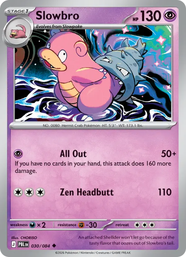 Slowbro, Pokémon card
