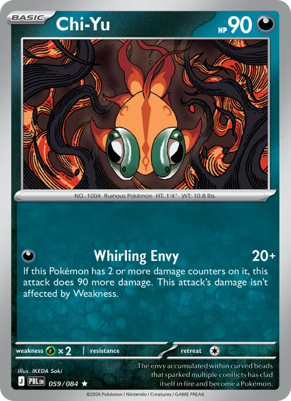 Chi-Yu, Pokémon card