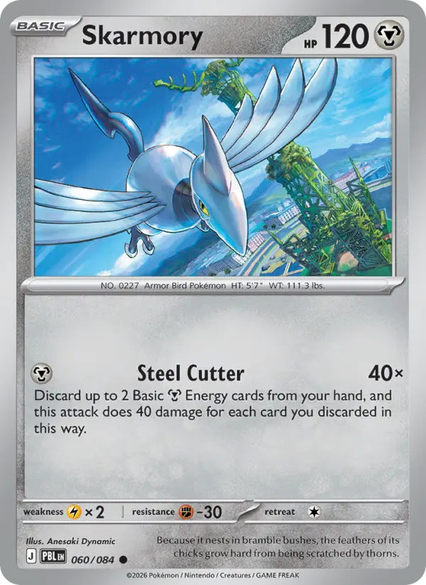 Skarmory, Pokémon card