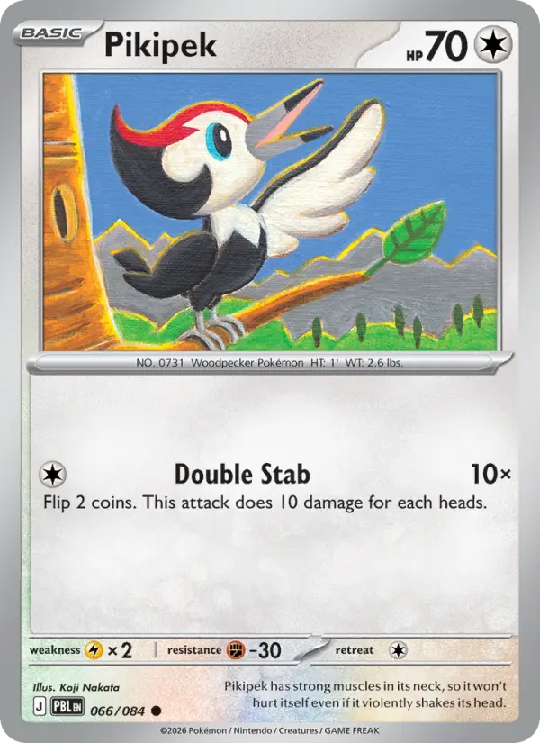Pikipek, Pokémon card