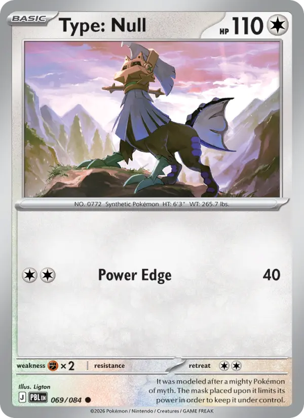 Type: Null, Pokémon card