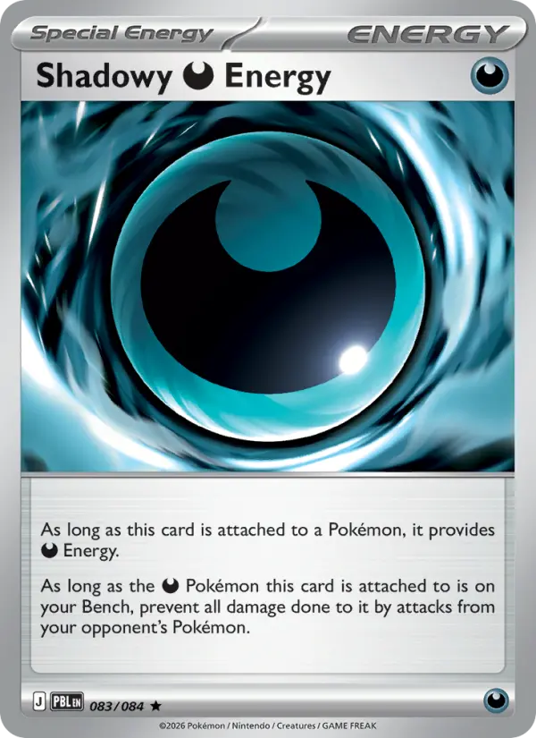 Shadowy Darkness Energy, Pokémon card