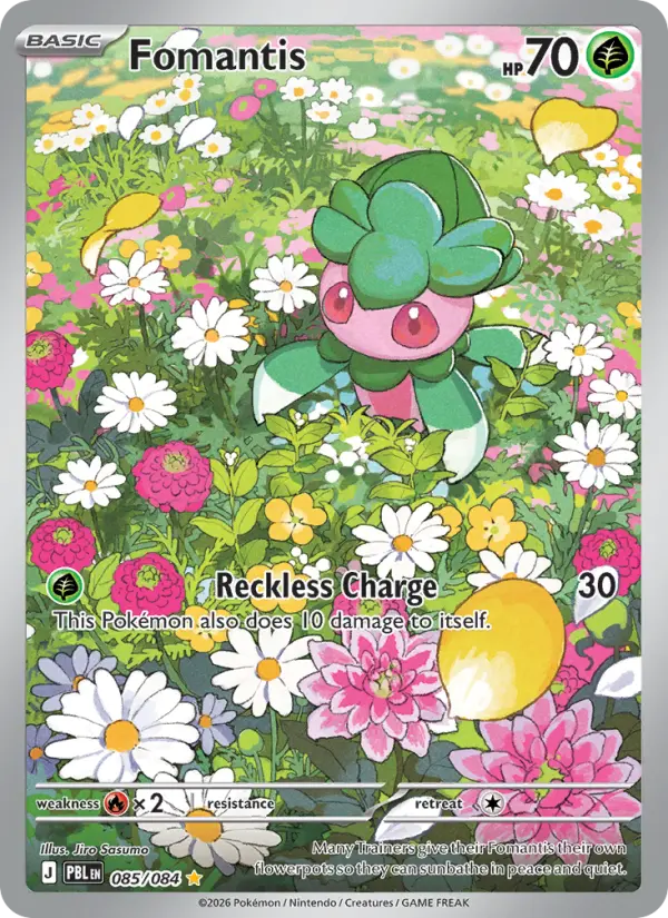 Fomantis, Pokémon card