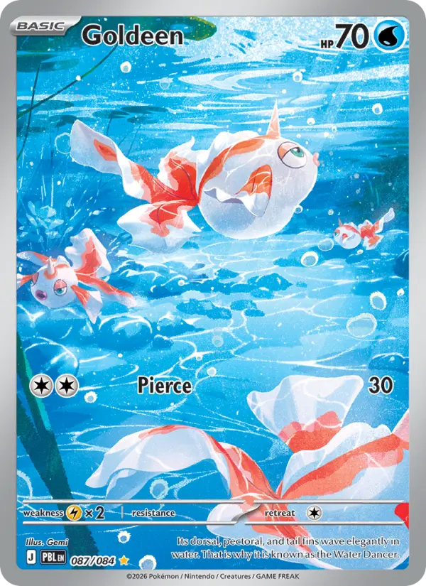 Goldeen, Pokémon card