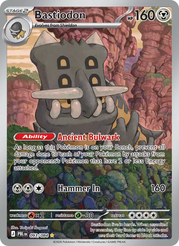 Bastiodon, Pokémon card
