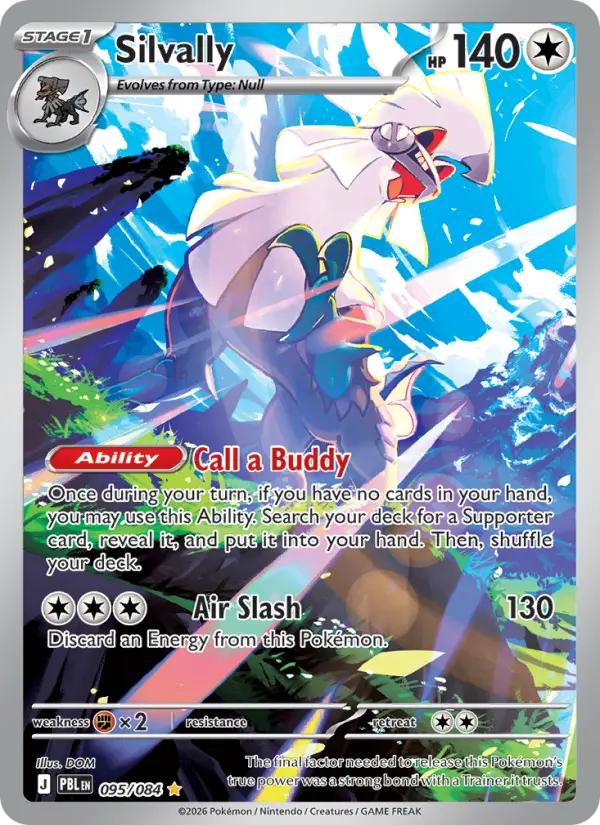 Silvally, Pokémon card
