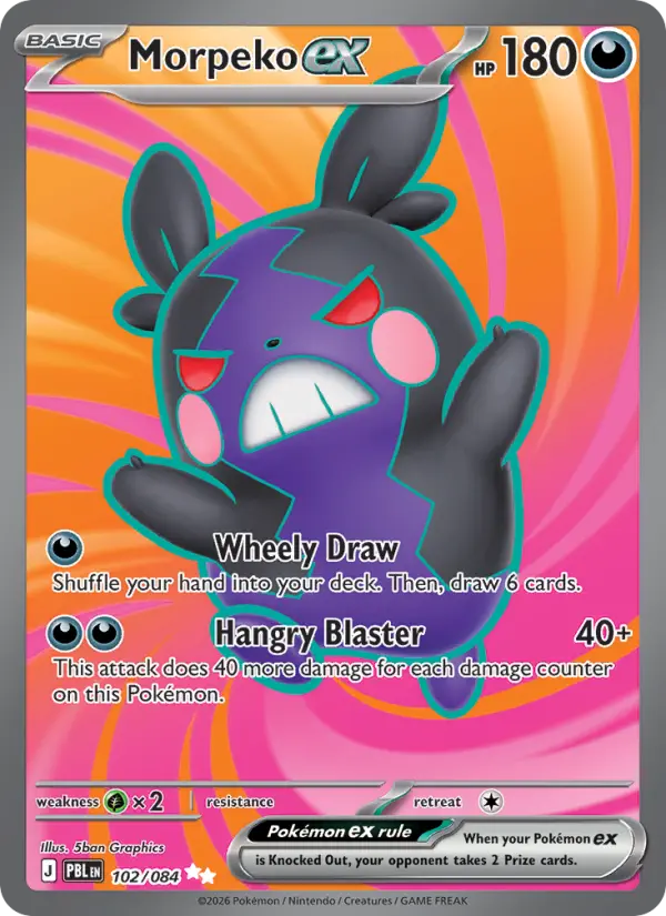 Morpeko ex, Pokémon card