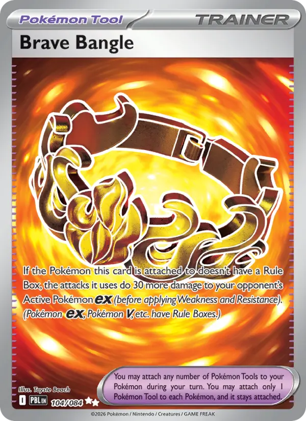 Brave Bangle, Pokémon card
